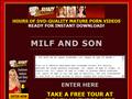 Blonde MILF and Young Cock