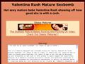 Valentina Rush Mature Sexbomb