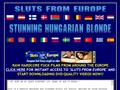 Stunning Hungarian Blonde Slut