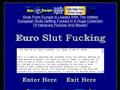 Euro Slut Fucking