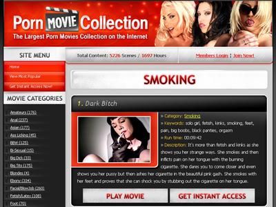 Smoking Porn Movie Collection