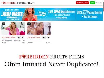 Forbidden Fruits Films iPad